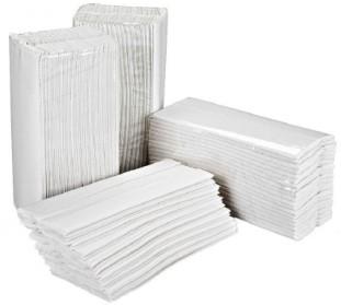 CWT24002     C-FOLD WHITE 2PLY HAND TOWELS