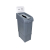 105173 PROCYCLE RECYCLING BIN C/W GENERAL WASTE PANEL 80ltr 105173 PROCYCLE RECYCLING BIN C/W GENERAL WASTE PANEL 80ltr