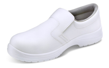 White Micro Fibre Slip on Shoe