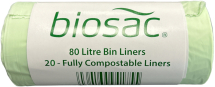 33inch x 40inch    GREEN COMPOSTABLE BIOSAC BAGS 80ltr (400bx) 33inch x 40inch    GREEN COMPOSTABLE BIOSAC BAGS 80ltr (400bx)