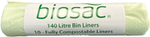 34inch x 48inch    GREEN COMPOSTABLE BIOSAC BAGS 140ltr (100bx) 34inch x 48inch    GREEN COMPOSTABLE BIOSAC BAGS 140ltr (100bx)