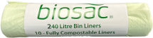 44inch x 54inch    GREEN COMPOSTABLE BIOSAC BAGS 240ltr (100bx) 44inch x 54inch    GREEN COMPOSTABLE BIOSAC BAGS 240ltr (100bx)