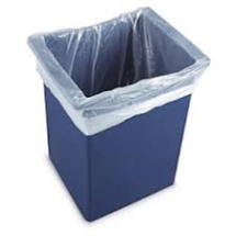 15inch x 24inch x 24inch    LIGHT  DUTY SQUARE BIN LINERS (1000pk)