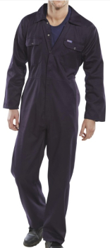 NAVY P/C BOILERSUIT        38Inch (SMALL)