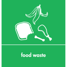 FOOD WASTE       GREEN STICKER FOOD WASTE       GREEN STICKER