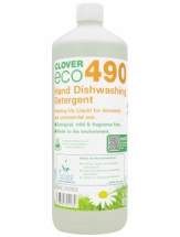 CLOVER  GREEN'R HAND DETERGENT WASHING UP LIQUID 1ltr CLOVER  GREEN'R HAND DETERGENT WASHING UP LIQUID 1ltr