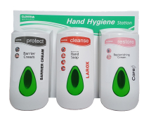 CLOVER   3 SKIN CARE DISPENSER (BARRIER & SOAP & REPLENISH) CLOVER   3 SKIN CARE DISPENSER (BARRIER & SOAP & REPLENISH)