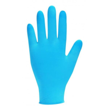 DISPOSABLE POWDERFREE     BLUE NITRILE GLOVES SMALL  (100bx)