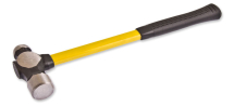 2LB BALL PEIN HAMMER BS YELLOW SG S/S 16inch RESIN BONDED HANDLE