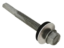 FORTFHW5540H TECHFAST  ROOFING HEX SCREW 5.5 X 40MM (100 BOX)