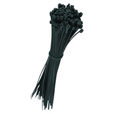 100mm x 2.5mm BLACK CABLE TIES (100pk)