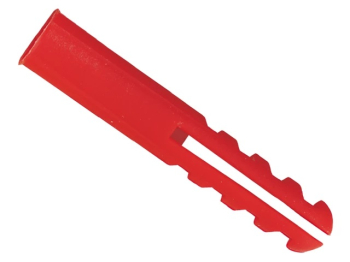 EXP3    RED  PLASTIC RAWLPLUGS No.6-8  (100bx)