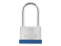ABUS SILVER ROCK 5PIN CYLINDER 40mm-63mm LONG SHACKLE PADLOCK ABUS SILVER ROCK 5PIN CYLINDER 40mm-63mm LONG SHACKLE PADLOCK