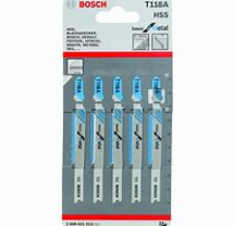 T118A BOSCH       JIGSAW BLADE (FOR METAL 1mm-3mm) T118A BOSCH       JIGSAW BLADE (FOR METAL 1mm-3mm)