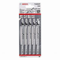 T345XF BOSCH   JIGSAW    BLADE (FOR WOOD & METAL)[PACK OF 5]