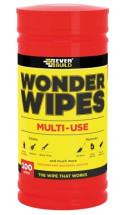 EVERBUILD    WONDER HAND WIPES C/W ANTI-BAC ADDITIVE(100 TUB)