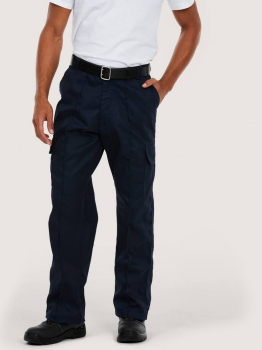 NAVY CARGO TROUSERS        42Inch TALL