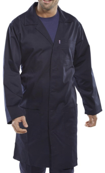 PCWCN44    NAVY WAREHOUSE COAT 44Inch