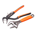 BAHCO 10 ADJUSTABLE WATERPUMP PLIERS & 8 ADJ.WRENCH SET BAHCO 10 ADJUSTABLE WATERPUMP PLIERS & 8 ADJ.WRENCH SET