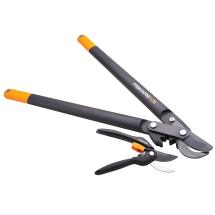 FISKARS       POWERGEAR BYPASS LOPPER & PRUNER SET FISKARS       POWERGEAR BYPASS LOPPER & PRUNER SET