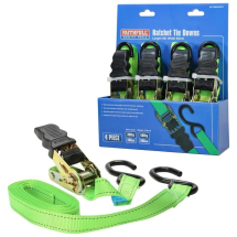 FAITHFULL    25mm x 5m RATCHET TIE DOWN STRAPS (600kg) (4pce) FAITHFULL    25mm x 5m RATCHET TIE DOWN STRAPS (600kg) (4pce)