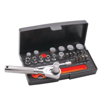 BAHCO  LTD EDITION 1/4inch SOCKET SET (25pce) (4mm-13mm SOCKETS) BAHCO  LTD EDITION 1/4inch SOCKET SET (25pce) (4mm-13mm SOCKETS)
