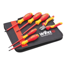 WIHA     VDE SCREWDRIVER & VDE DIAGONAL CUTTERS SET (6pce) WIHA     VDE SCREWDRIVER & VDE DIAGONAL CUTTERS SET (6pce)